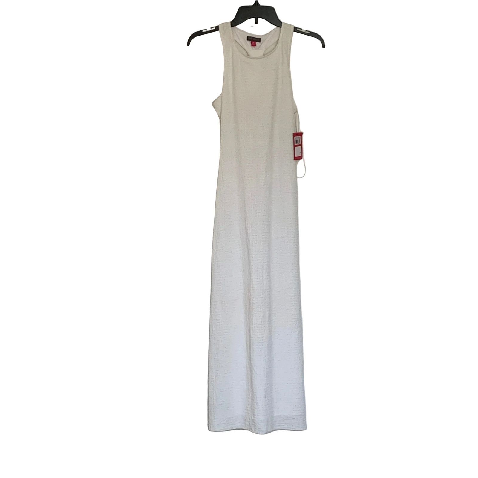 Vince Camuto Womens Nwt Off White Maxi Raceback Dress